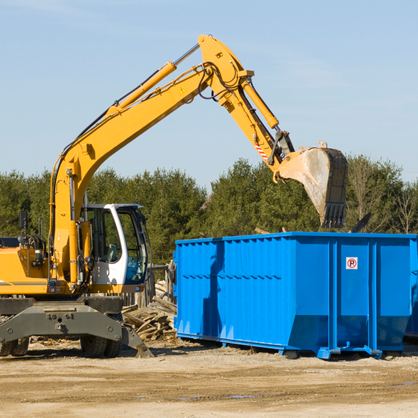 can i rent a residential dumpster for a construction project in Villenova